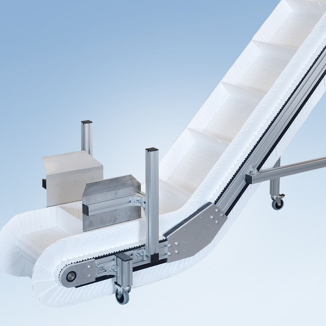 Convoyeur à tapis modulaire col de cygne - KFM-P 2040 - mobile, flexible et robuste_3