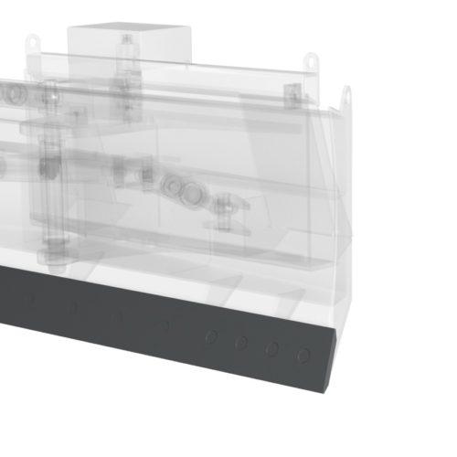 Lame tiltdozer LTD - Inclinable hydraulique ±25° - Oscillation hydraulique ±8° - Arête de coupe HB 400_3