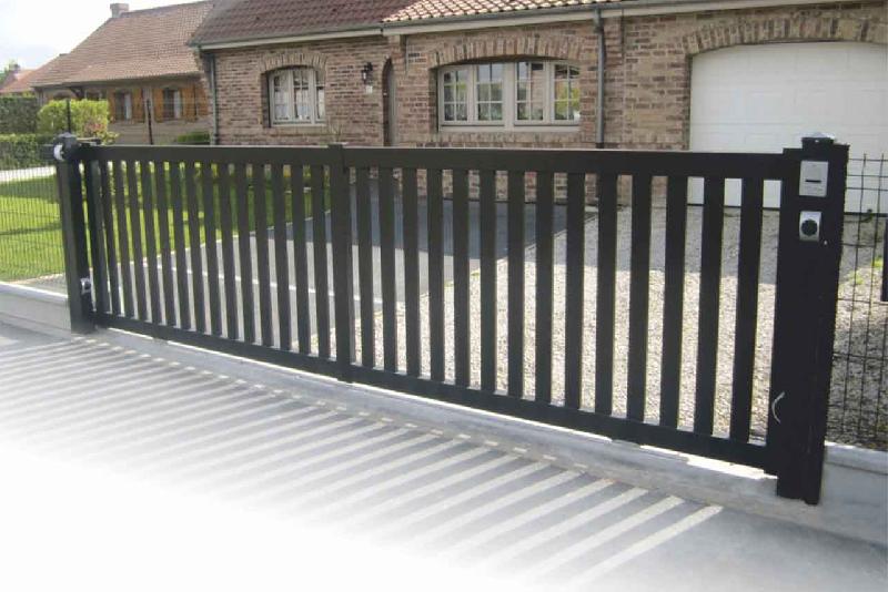 Portail coulissant barreaudé - 2500 / 1600_3