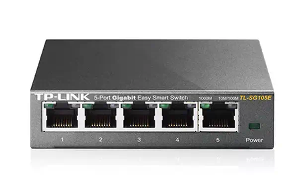 TP-Link TL-SG105E Géré L2 Gigabit Ethernet (10/100/1000) Noir_3