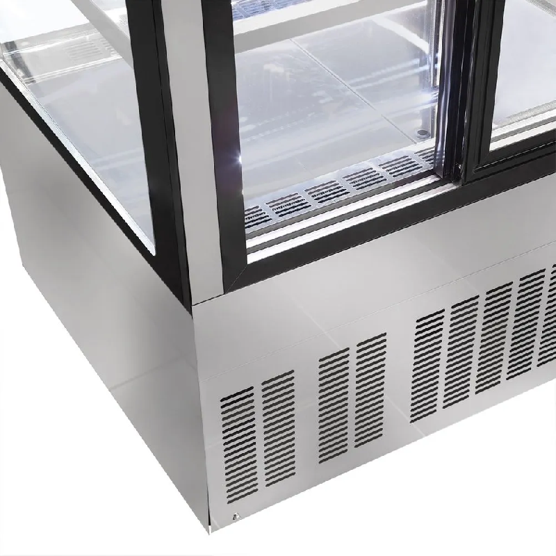 Vitrine réfrigérée de présentation avec service arrière 120 cm (gaz écologique r290a)_3