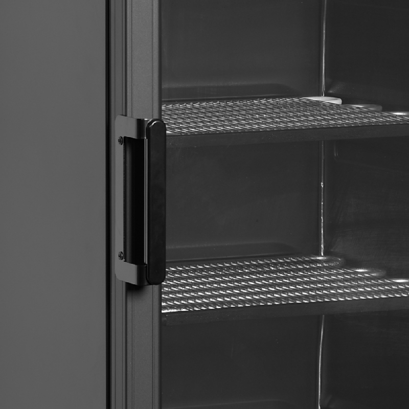 Congélateur vertical de vitrine noir L.595mm 1 porte TEFCOLD_3