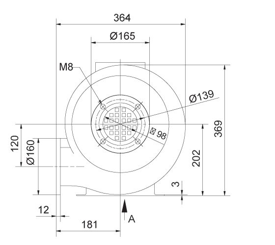 Ventilateur radial haute pression ATEX HRD 14T FU - Elektror - jusqu'à 97 m³/min et 16.000 Pa_3