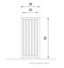 03.052.03.Sc - Poubelle publique Altus avec cendrier intégré - Zano - 55L - Métal et bois_3