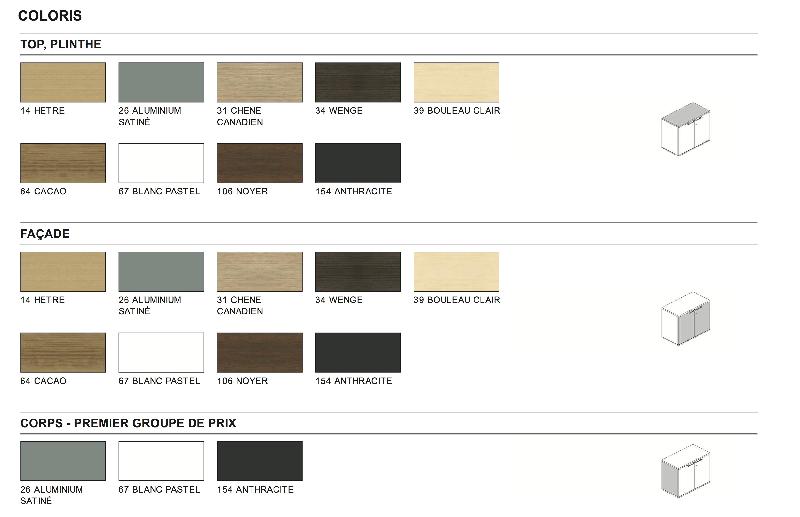 Armoire avec niche bibliothèque - MDD - Blanc_3