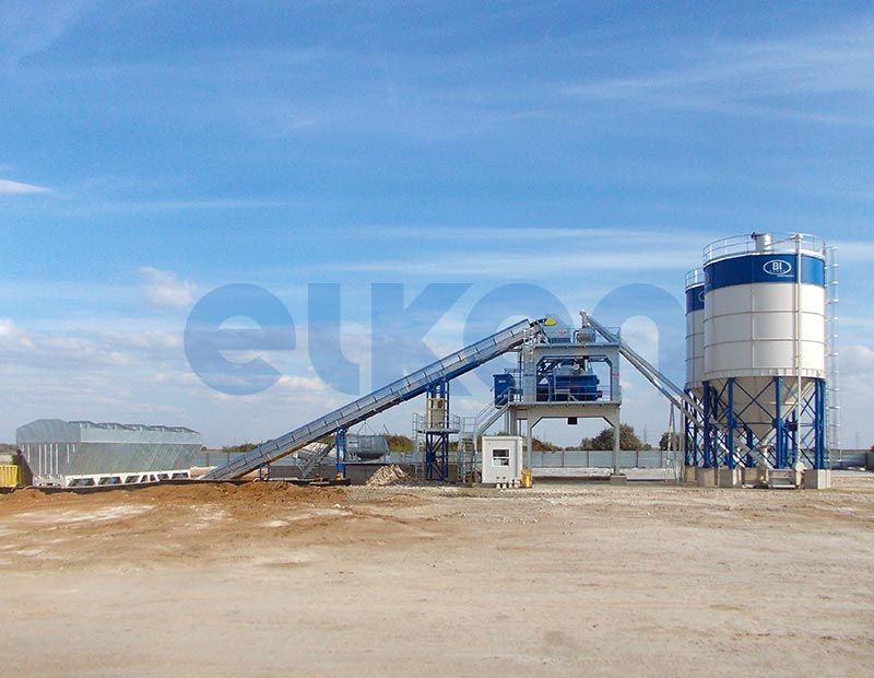 Centrale à béton fixe Elkomix-135 - 135 m³/h - Capacité flexible et haute performance_3