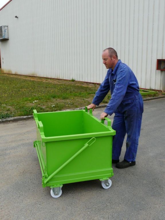 Fap-e - Benne à fond ouvrant éco - Charge admissible 1000 kg - Goubard SARL_3