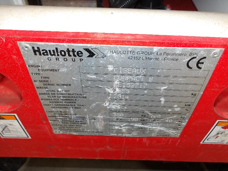 Nacelle ciseaux HAULOTTE compact 8 occasion_3