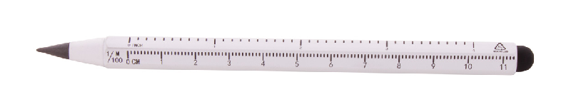 Stylo sans encre en aluminium recyclé - longue durée - avec stylet tactile et pointe en alliage métallique_3