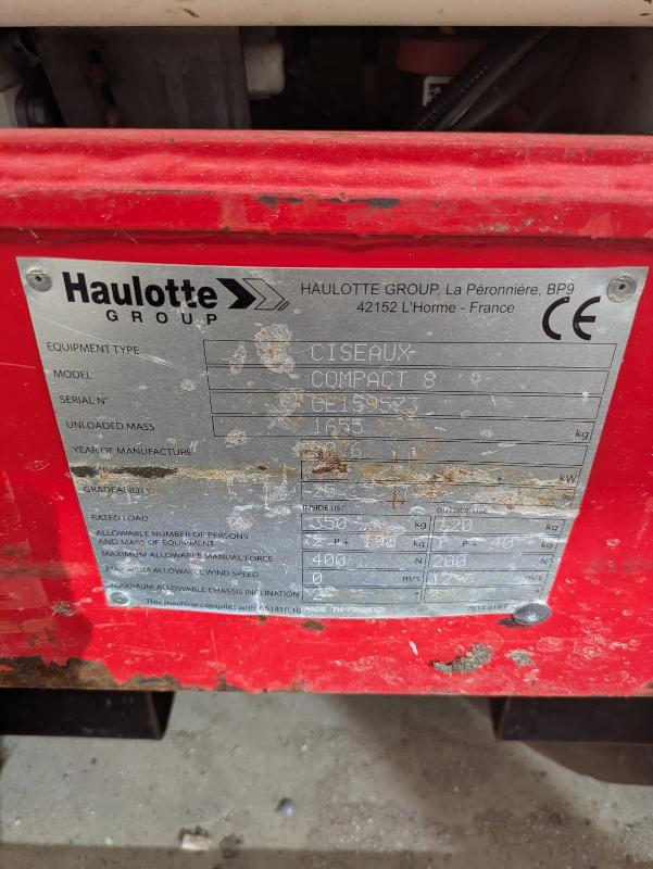 Nacelle ciseaux HAULOTTE compact 8 occasion_3