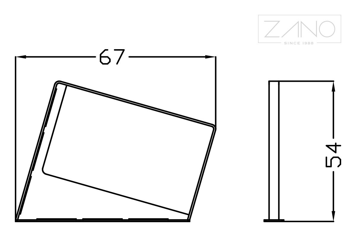 05.018 Arceau urbain Pract - Zano - en acier ou inox - hauteur 73 cm - design moderne et stable_3