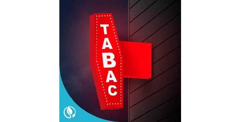 Enseigne Carotte Tabac pour buralistes - Lumineuse et moderne, 4 tailles disponibles_3