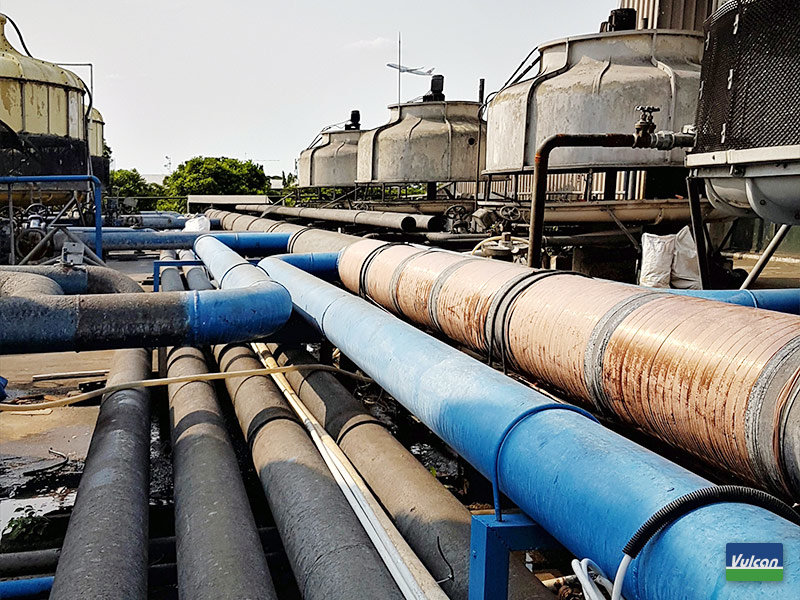 Système anti-calcaire électronique Vulcan X-Pro 1 - traitement écologique pour canalisations jusqu'à 30