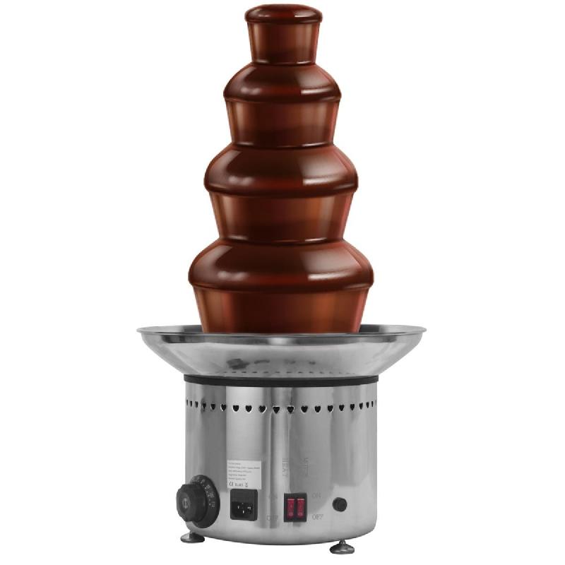 Fontaine à chocolat inox avec 4 étages - 60 cm | Qdm - SBCH4_3