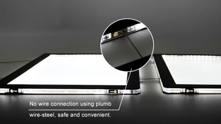 Icom - Porte-affiche LED double face A3 - Ultra haute luminosité 6000 lumens - Immocom_3