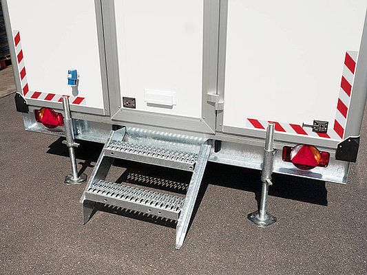 Bauwagen 15 42 22 - Remorque fourgon chantier Humbaur - 5.64m - 6 personnes - Parois sandwich_3