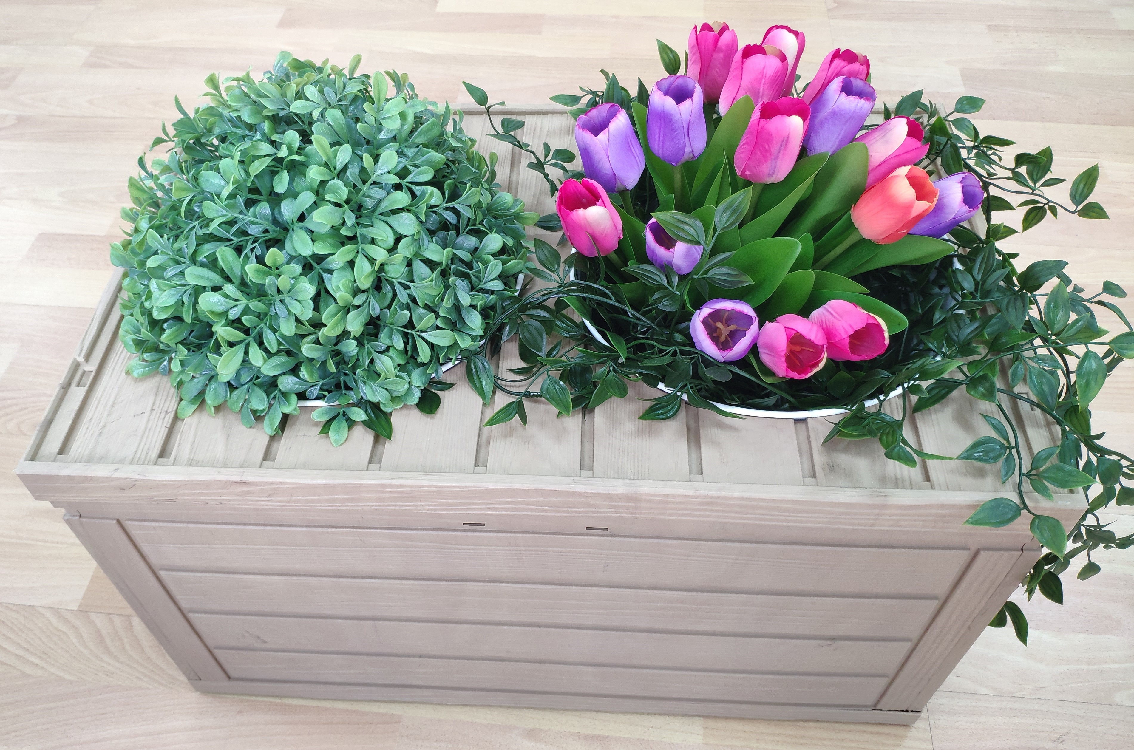 Expositeur fleur - Présentoir pour fleurs avec pots - Montage facile et plusieurs couleurs_0
