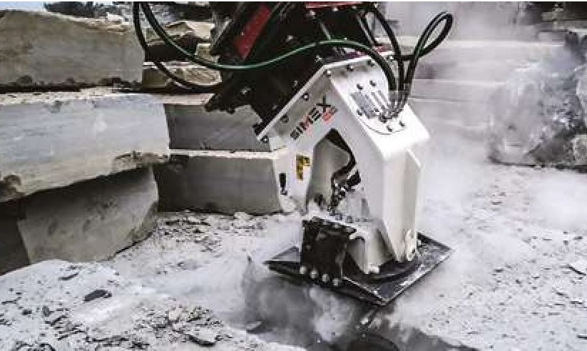 Fraise hydraulique à disque pour pelles, offrant un travail silencieux et sans vibrations - WG 50 SIMEX_3