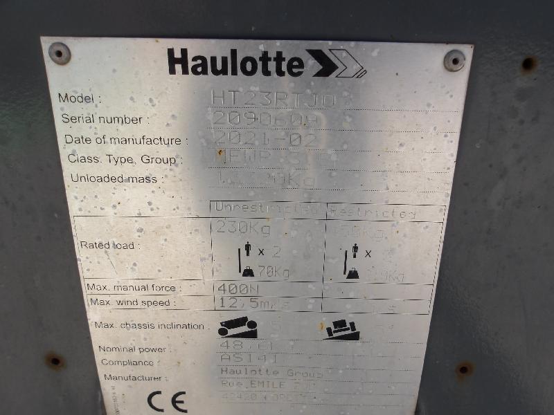 Nacelle telescopique HAULOTTE ht23rtj o occasion_3