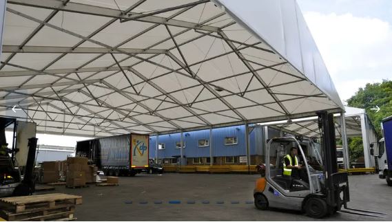 Bâtiment Logistique Industriel - Plateforme de Gestion des Marchandises - HTS TENTIQ GMBH - Entrepôt modulaire de stockage et distribution_3