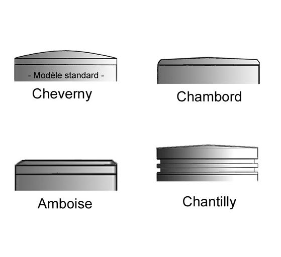 Borne de protection inox fixe - Tête démontable - Gamme EQUINOXE - Différentes formes disponibles_3