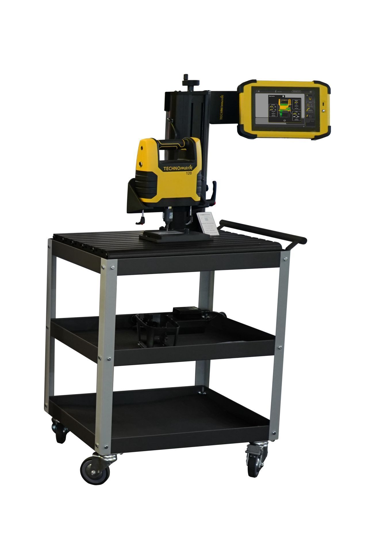 Système de marquage hybride avec pied d'appui multifonctions