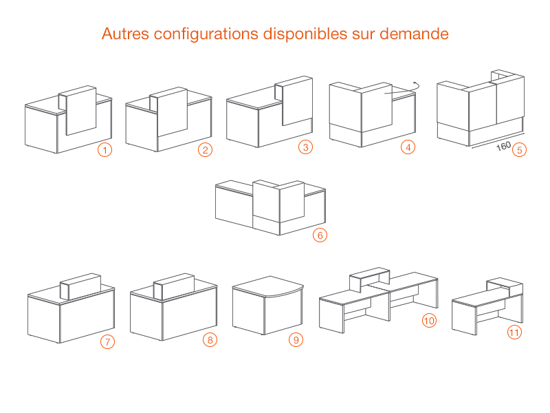 Bureau d'accueil mixte en angle topaze_3