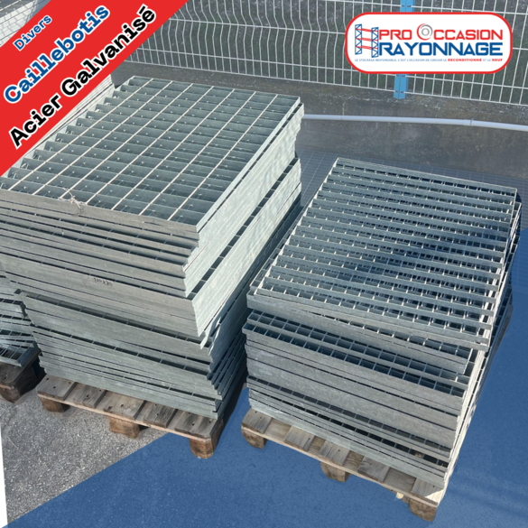 Caillebotis en acier galvanisé 1000mmx500mm - [Maille 70mmx50mm]_3
