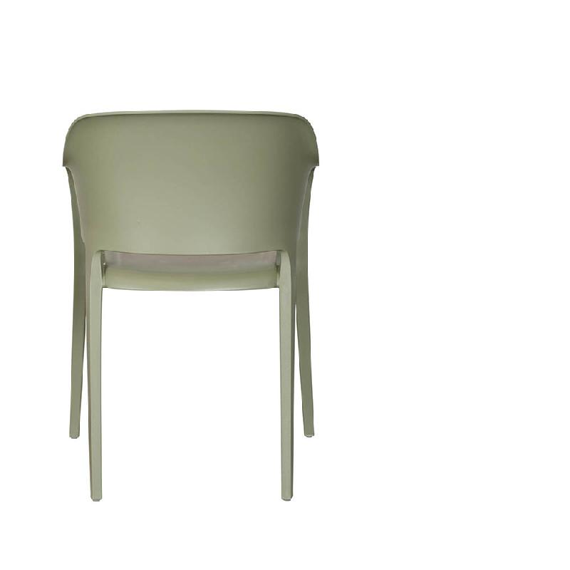 Giethoorn - Chaise empilable en polypropylène vert mousse_3
