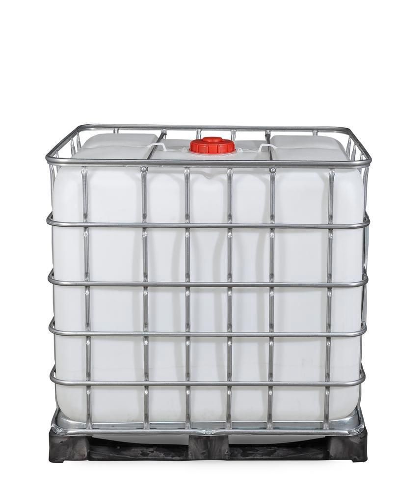 266167W - Cuve IBC pour produits dangereux, 1000 litres, palette PE, ouverture DN 150, sortie DN 50_3