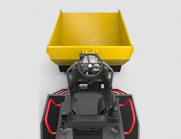 Dw30 mini-dumper sur pneu - wacker neuson - 3000 kg_3
