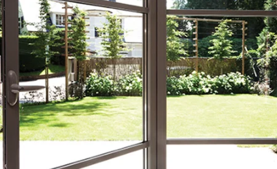 Fenêtres et portes en profilés alu et charnières invisibles - Menuiseries ultra fines sur-mesure - REYNAERS SLIM LINE 38 - GRI Fabricant_3