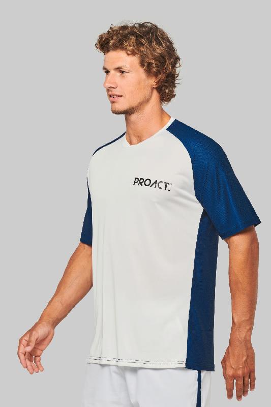 T-shirt de padel bicolore à manches raglan homme - PROACT - Réf: PA4030 - 90% polyester/10% élasthanne - Coupe ajustée_3