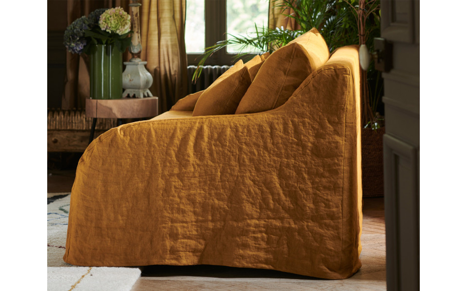 Canapé 5 places Carnac 205 cm - Home Spirit - design élégant avec mono-assise déhoussable_3