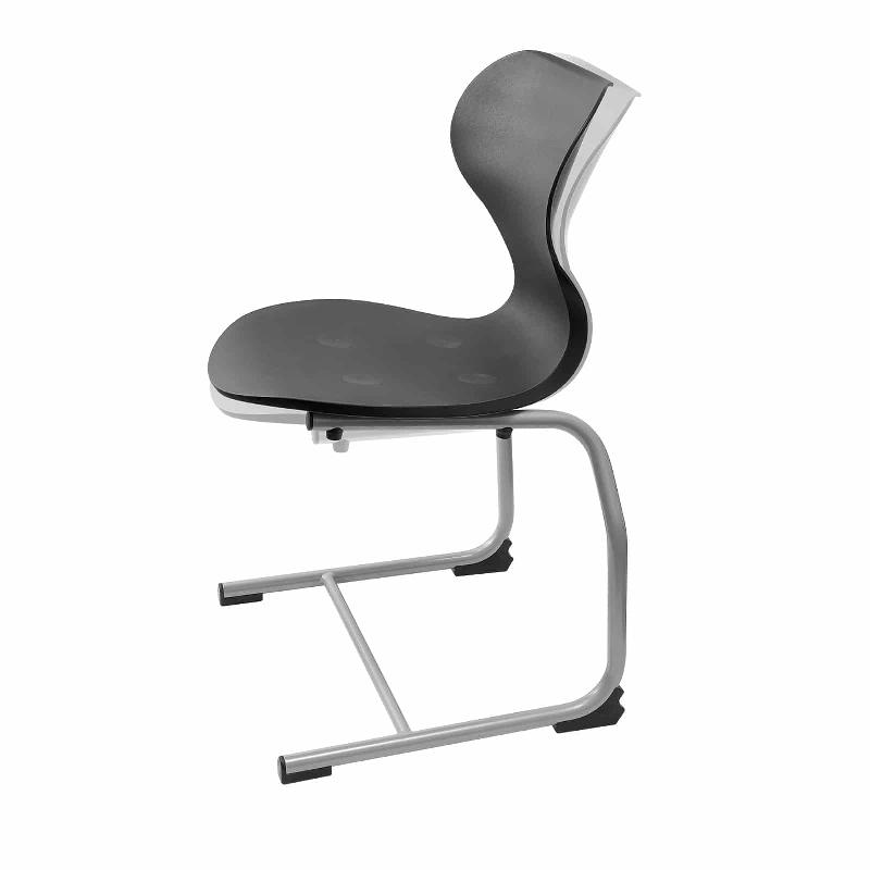 Chaise à Piètement Luge Recyclée - Coque en Polypropylène Recyclé - Fabrication Allemande  - EWS.5_3
