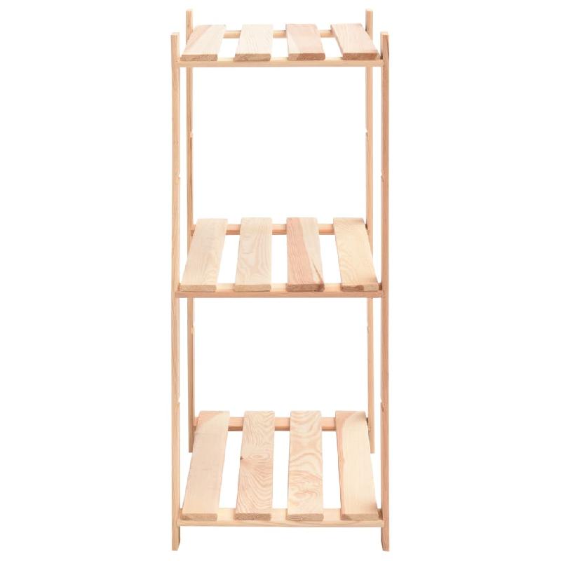 Vidaxl étagères de rangement à 3 niveaux 3 pcs 60x38x90 cm pin 150 kg 3051122_3