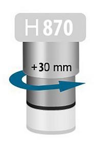 Table en acier inox de 1,00 m avec 6 tiroirs et un rebord_3