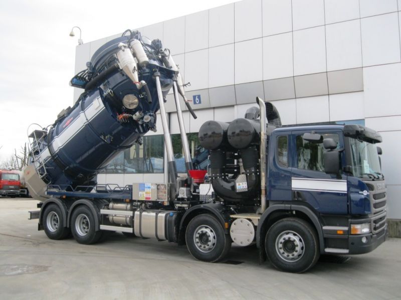 Cap-BORA avec vidange pneumatique et citerne bennable