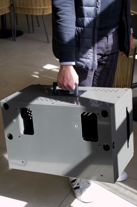 Borne à selfie en aluminium - légère, robuste et stable avec écran tactile 22 pouces et imprimante - TAKE AWAY_3