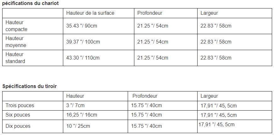 Mk-p01 - Chariot médical d'urgence Medik - Dimensions 900x540x580mm - ABS et acier avec systèmes de verrouillage performants_3