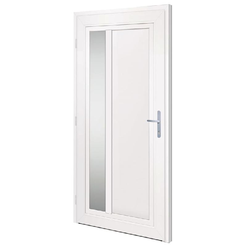 Vidaxl porte d'entrée anthracite 108x208 cm pvc 3157102_3