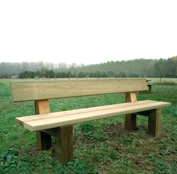 Banc en bois campagnard_3