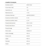 Profi GX - Lave-verre avec rinçage chaud et froid pour réutilisation immédiate