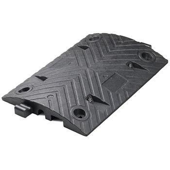 Ralentisseur de vitesse 50 mm pour voie privée - Tire-fond OFFERT - Supporte jusqu'à 20 tonnes - Caoutchouc et PVC_3