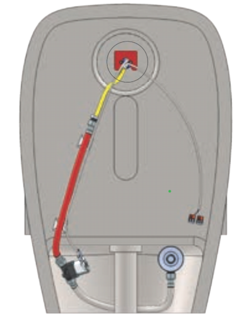 Urinoir céramique hybride avec rinçage hygiénique programmable - magic hybride_3