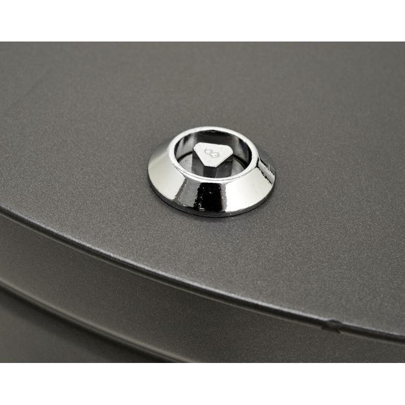 Corbeille Venise 80 litres - Ref : 208102.Gpro - Design moderne en acier et tôle découpée_3