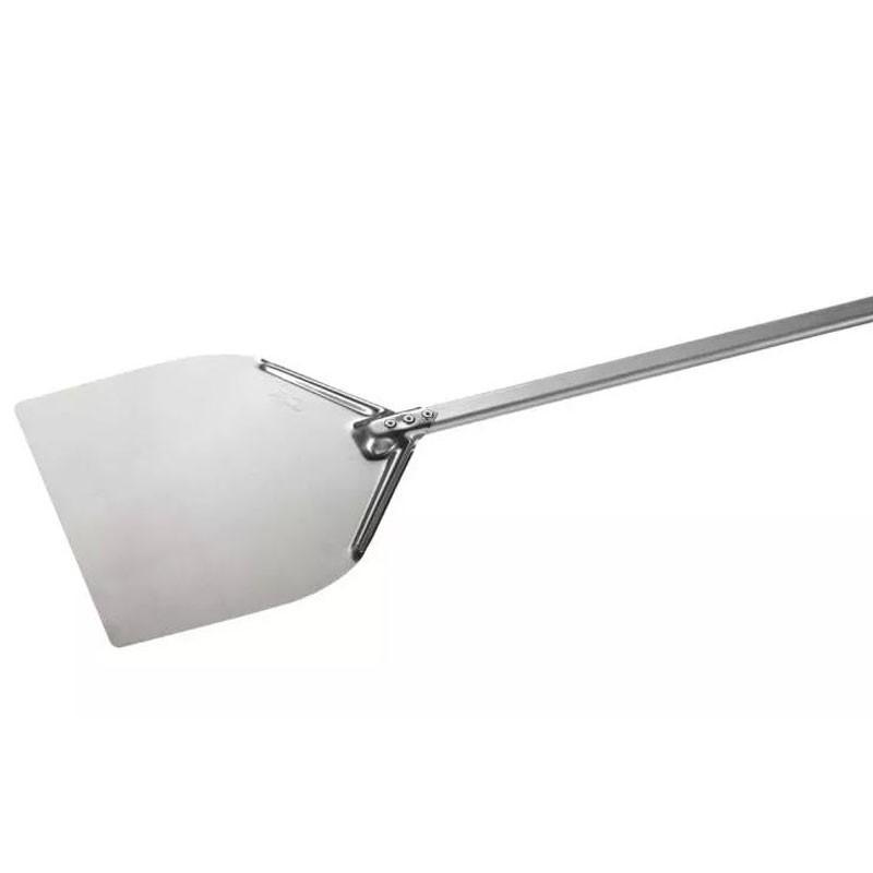 Pelle à pizza pleine rectangulaire aluminium 32x30 - Manche 120 cm - Gamme Amica | GI.METAL_3