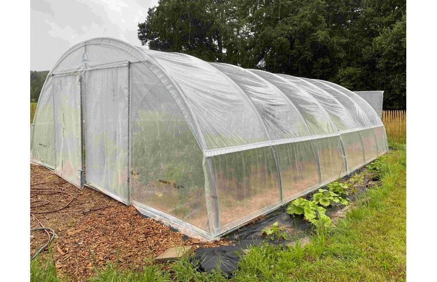 Serre tunnel professionnelle pour tous les budgets espaces verts ayant de surface de 58,50 m2 et jusqu'à 250 m2 - NORMANDIE_4