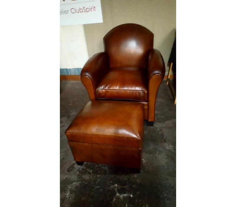 Fauteuil Opéra - Dossier montant, fabrication traditionnelle, châssis hêtre massif, rembourrage crin végétal ou mousse Bultex_3