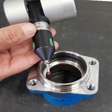 Bras de mesure portable avec base en aluminium pour une stabilité optimale